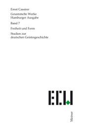 Icon image Freiheit und Form: Studien zur deutschen Geistesgeschichte