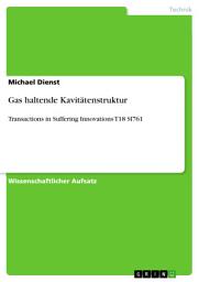 Icon image Gas haltende Kavitätenstruktur: Transactions in Suffering Innovations T18 SI761