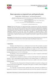 Icon image Basic operations on hypersoft sets and hypersoft point