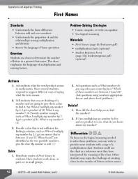 Icon image Operations and Algebraic Thinking Leveled Problems: Missing Factors: Missing Factors