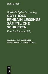 Icon image Zur schönen Litteratur. (Fortsetzung.)