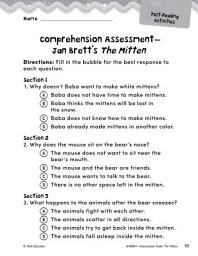Icon image The Mitten Comprehension Assessment