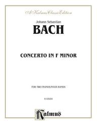 Icon image Piano Concerto in F Minor: For Two Pianos Four Hands