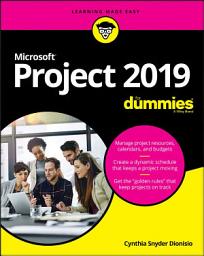 Icon image Microsoft Project 2019 For Dummies