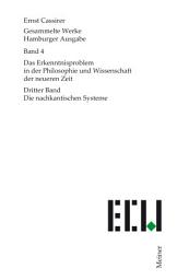 Icon image Das Erkenntnisproblem in der Philosophie und Wissenschaft der neueren Zeit. Dritter Band: Die nachkantischen Systeme