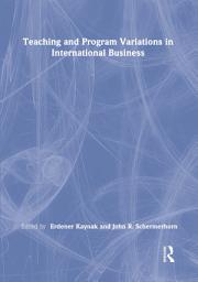 Icon image Teaching and Program Variations in International Business