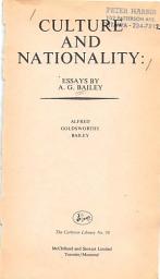 Icon image Culture and Nationality