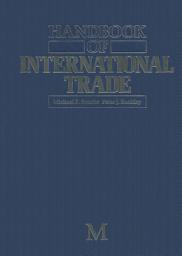 Icon image Handbook of International Trade