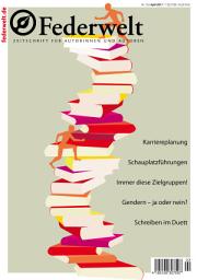 Icon image Federwelt 123, 02-2017: Zeitschrift für Autorinnen und Autoren