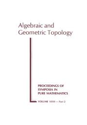 Icon image Algebraic and Geometric Topology, Part 2