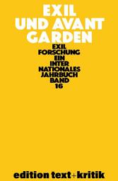 Icon image Exil und Avantgarden