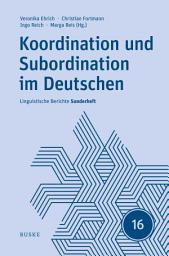 Icon image Koordination und Subordination im Deutschen