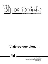 Icon image Viajeros que vienen (Xipe totek 14)