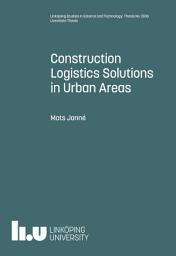 Icon image Construction Logistics Solutions in Urban Areas