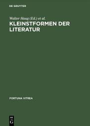 Icon image Kleinstformen der Literatur