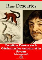 Icon image Premières pensées sur la génération des animaux et les saveurs: Nouvelle édition augmentée