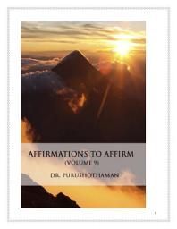 Icon image Affirmations To Affirm (Volume 9)
