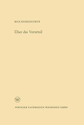 Icon image Über das Vorurteil