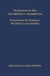 Icon image Testimonios y fragmentos. Retórica a Alejandro.