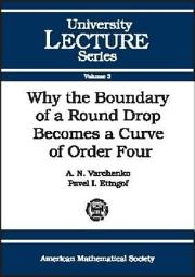 Icon image Why the Boundary of a Round Drop Becomes a Curve of Order Four