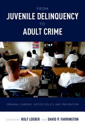 Icon image From Juvenile Delinquency to Adult Crime: Criminal Careers, Justice Policy, and Prevention