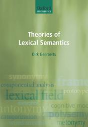 Icon image Theories of Lexical Semantics