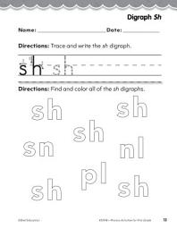 Icon image First Grade Foundational Phonics Skills: Digraph Sh