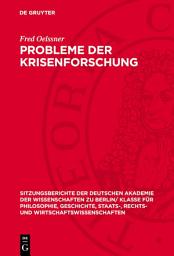 Icon image Probleme der Krisenforschung: Ausgabe 2