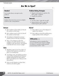 Icon image The Number System Leveled Problems: Least Common Multiples: Least Common Multiples