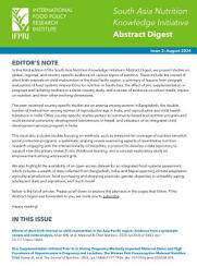 Icon image South Asia Nutrition Knowledge Initiative: Abstract digest October 2024