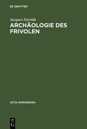 Icon image Archäologie des Frivolen