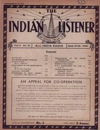 Icon image THE INDIAN LISTENER: Vol. I. No. 13. (22nd JUNE 1936)