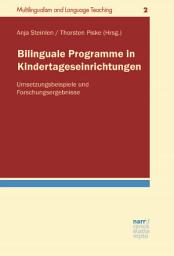 Icon image Bilinguale Programme in Kindertageseinrichtungen: Umsetzungsbeispiele und Forschungsergebnisse