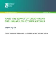 Icon image Haiti: The impact of COVID-19 and preliminary policy implications: Interim report