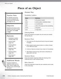 Icon image Vocabulary Ladder for Piece of an Object