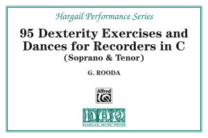 Icon image Finger Dexterity Exercises and Pieces for C Recorders