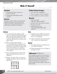 Icon image Measurement and Data Leveled Problems: Perimeter and Area: Perimeter and Area