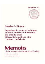 Icon image Expansions in Series of Solutions of Linear Difference-Differential and Infinite Order Differential Equations with Constant Coefficients