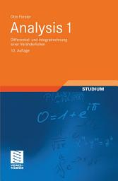 Icon image Analysis 1: Differential- und Integralrechnung einer Veränderlichen, Ausgabe 10