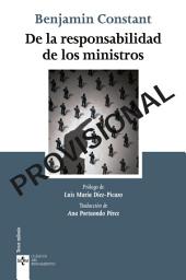 Icon image De la responsabilidad de los ministros