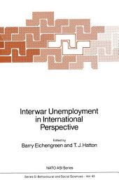 Icon image Interwar Unemployment in International Perspective