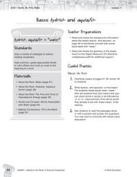 Icon image Content-Area Vocabulary Science--Bases hydr(o)- and aqu(a/e)-