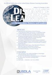 Icon image Distance Learning: Volume 19 #4