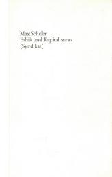Icon image Ethik und Kapitalismus: Zum Problem des kapitalistischen Geistes