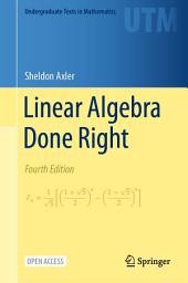 Icon image Linear Algebra Done Right: Edition 4