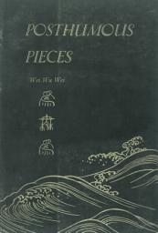Icon image Posthumous Pieces