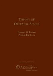 Icon image AMS Chelsea Publishing: Theory of Operator Spaces