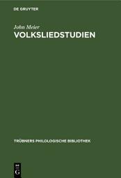 Icon image Volksliedstudien