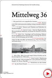 Icon image Vernetzte Gesellschaft: Mittelweg 36, Zeitschrift des Hamburger Instituts für Sozialforschung, Heft 4/2013