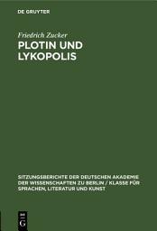 Icon image Plotin und Lykopolis